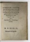 AMBROSIUS of Milan, Saint. Libro . . . del chiamare di tutti i gentili alla fede Christiana. 1539